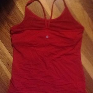 Lululemon red tank top