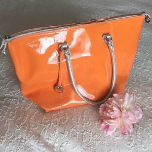 Dooney and Bourke patent leather large tote
