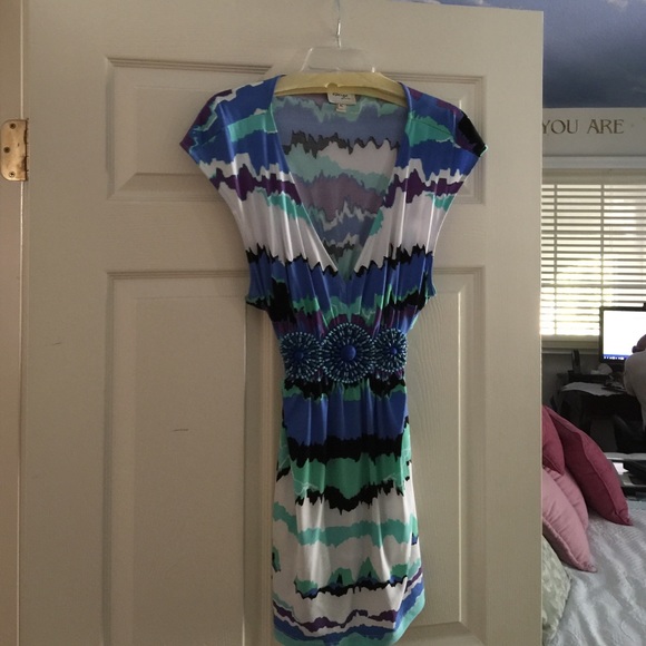 Multi colored beaded top. - Picture 1 of 4