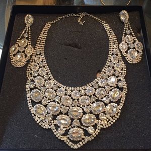Bridal necklace & earrings