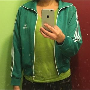 Adidas track jacket vintage