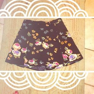 Flowy floral skirt