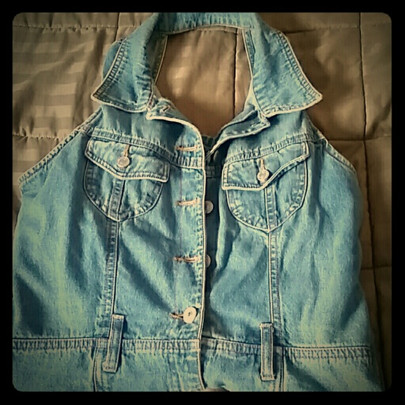 Women's Vintang jean romper shorts!