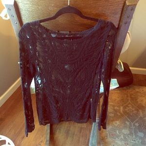 Lovely black long sleeve blouse!