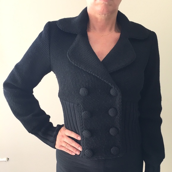 Catherine Melandrino knit bomber jacket - Picture 1 of 3