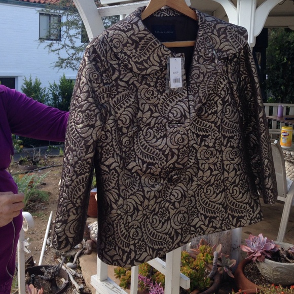 😺 PRICE DROP! Banana Repub. brocade NWT large