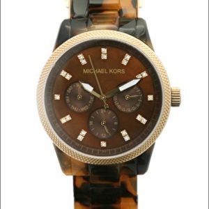 Michael Kors tortoise and gold watch!