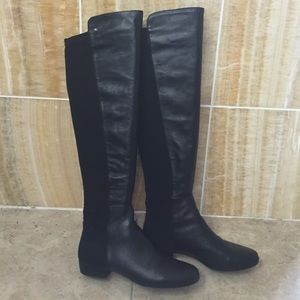 OTK Vince Camuto Leather/Stretch Riding Boots!