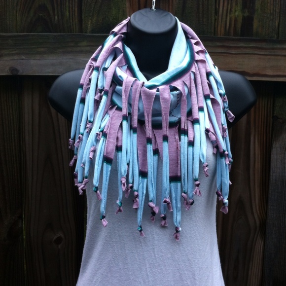 Multi colored handmade scarf