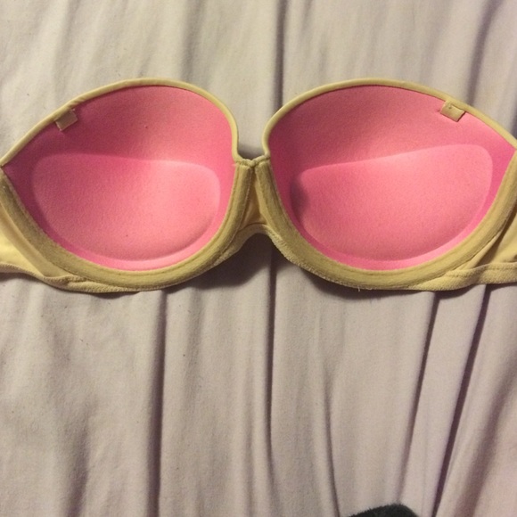 nude strapless VS PINK bra - Picture 2 of 3