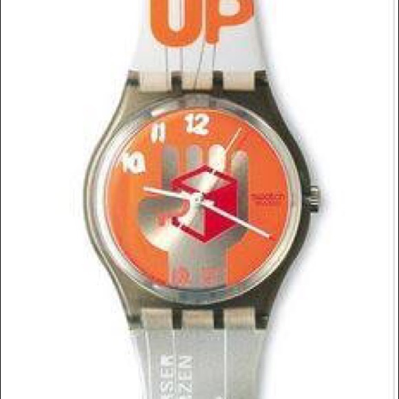 SWATCH watch vintage 1996. "Urgent." NEW in box! - Picture 1 of 4