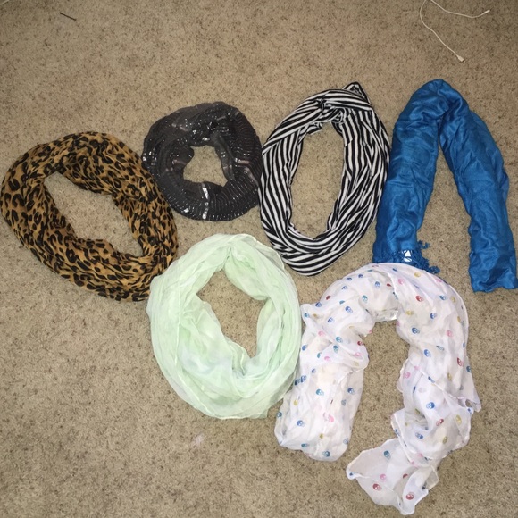 6 piece scarf set!