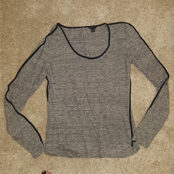 Brand new! Ann taylor gray linen top