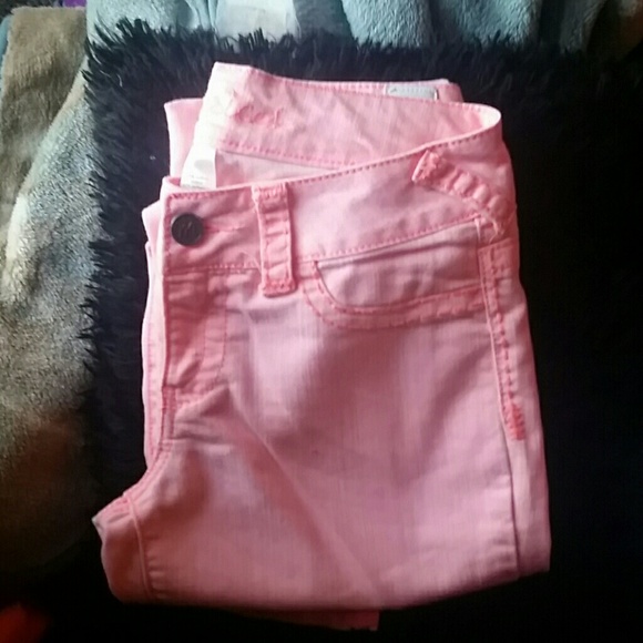 Pinky orange jeggings