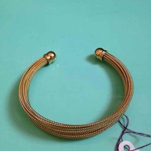 Gold stainless steel bracelet