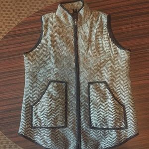 Copycat jcrew herringbone vest