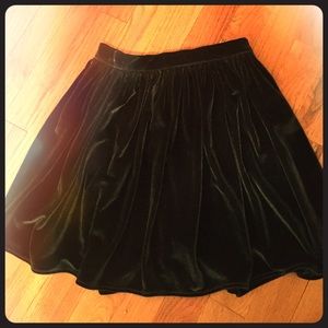 American Apparel velvet skirt, XS