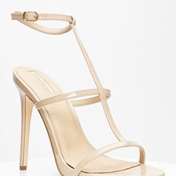 Women's high heel nude shoes