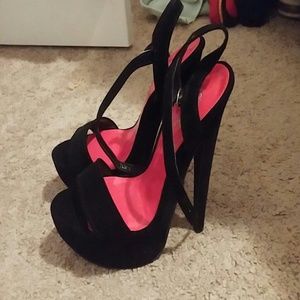 Black Platform Heels