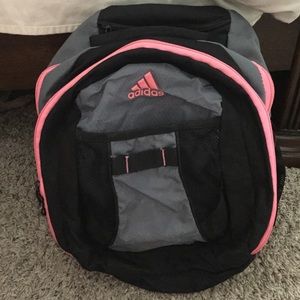 Adidas Pink/Black/Grey Backpack