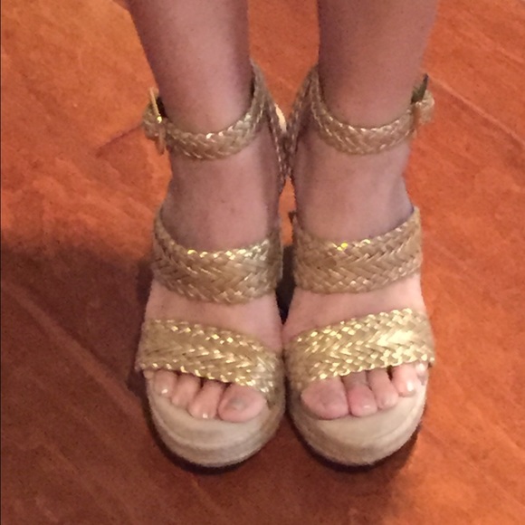 Michael kors espadrille wedges