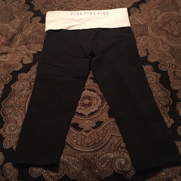 PINK Victoria's Secret Pants - VS Pink cropped yoga pants - EUC