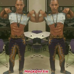 African dashiki print pants