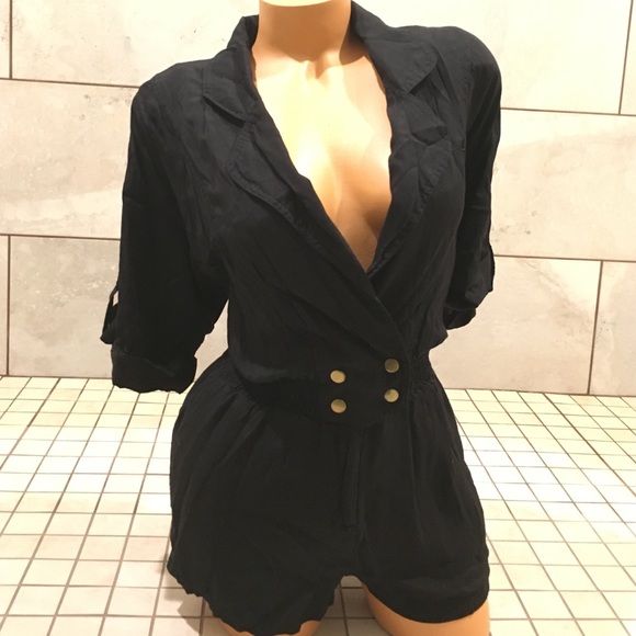 Forever 21 Pants - Black Short Romper - One Piece