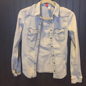 Button-Down Denim Shirt