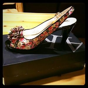 Anne Klein strappy heels