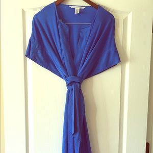 DVF Kimono wrap mini dress