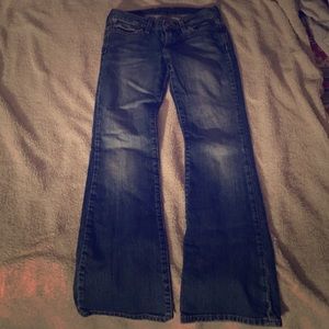 Low waist Dungaree jeans