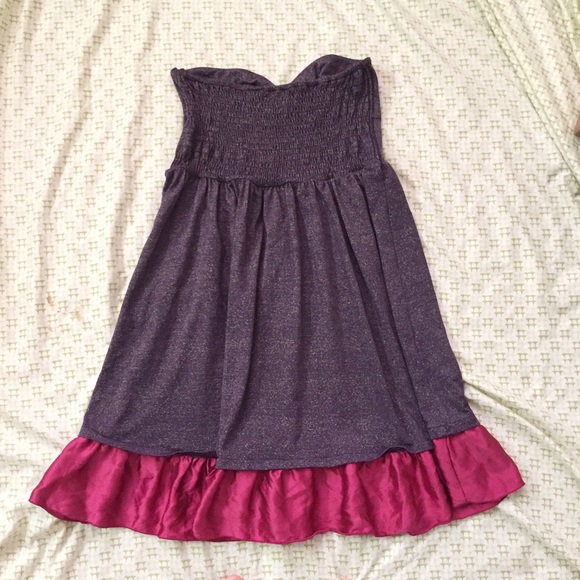 Metallic Ruffle Free People Dress - Picture 2 of 4