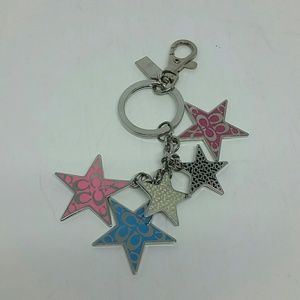 Coach Star Keychain