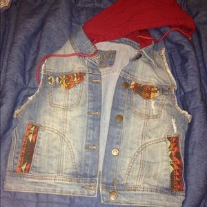 A jean jacket
