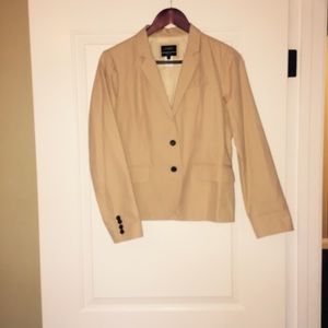 J. Crew School Boy Blazer in Light Khaki