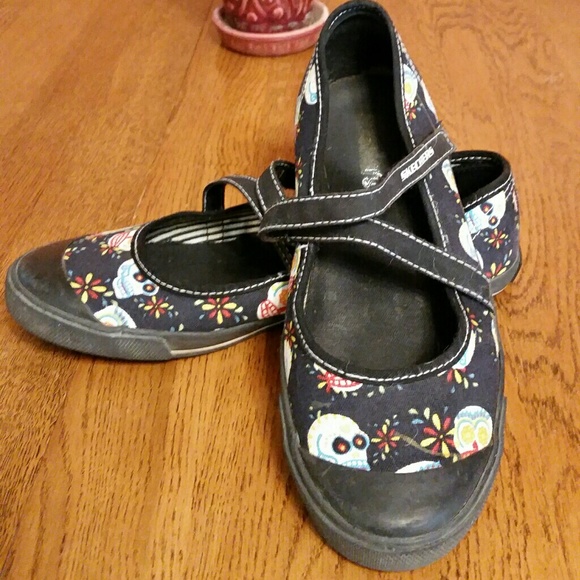 Skechers Day of The Dead Flats