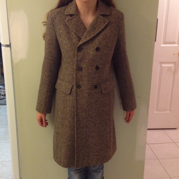 J-Crew Wool Tweed Coat