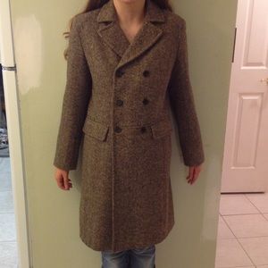 J-Crew Wool Tweed Coat
