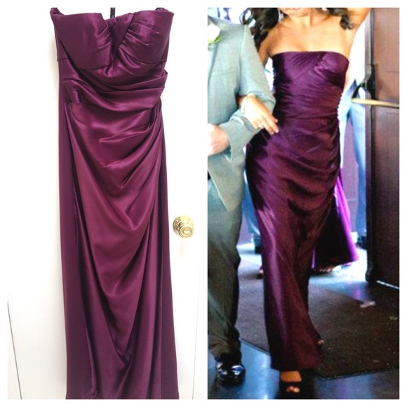 Bill Levkoff Purple Gown 💜Bridesmaid / Prom Dress