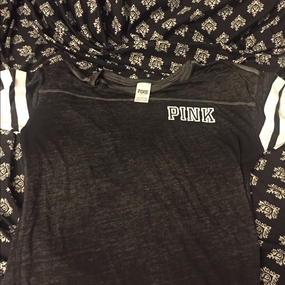 Womens Victoria's Secret Pink Burn out t shirt