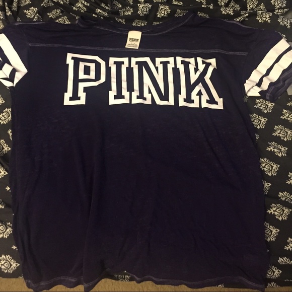 Womens Victoria's Secret Pink burn out t shirt