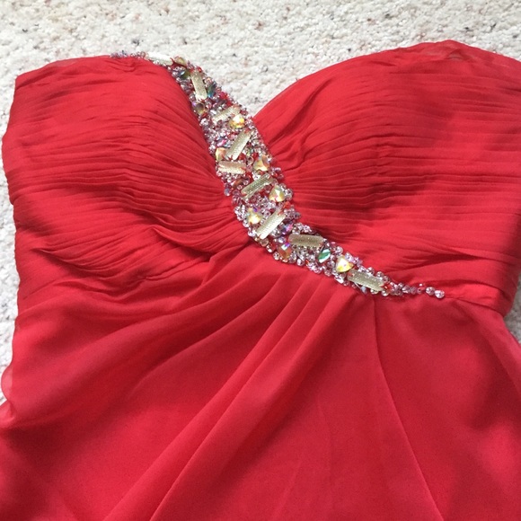 Red Prom Dress - Picture 2 of 4