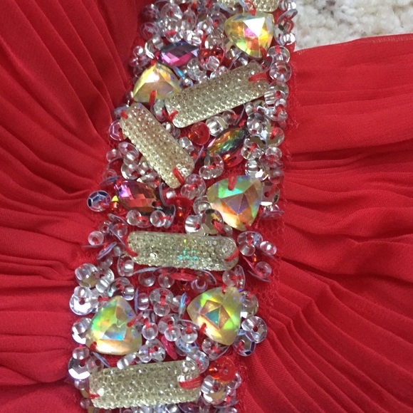 Red Prom Dress - Picture 3 of 4