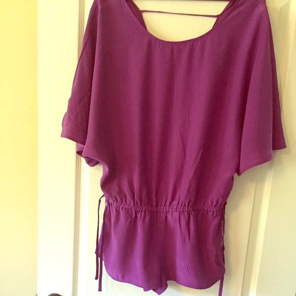 Haute Hippie violet romper