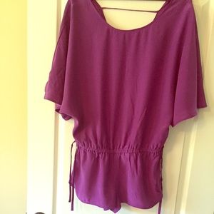 Haute Hippie violet romper