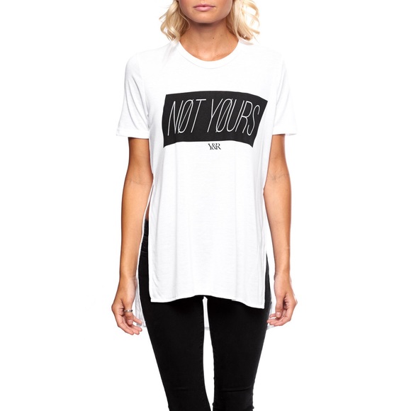 YR Not Yours Sideslit Tee