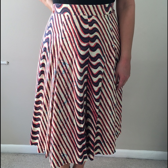 Lenny tribal print runway full skirt