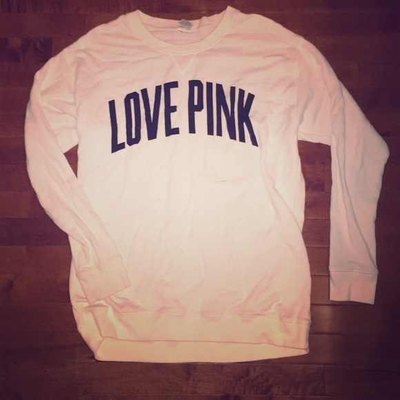 White/Cream Victoria's Secret Sweatshirt