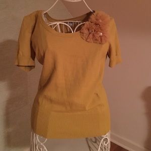Mustard colored sweater